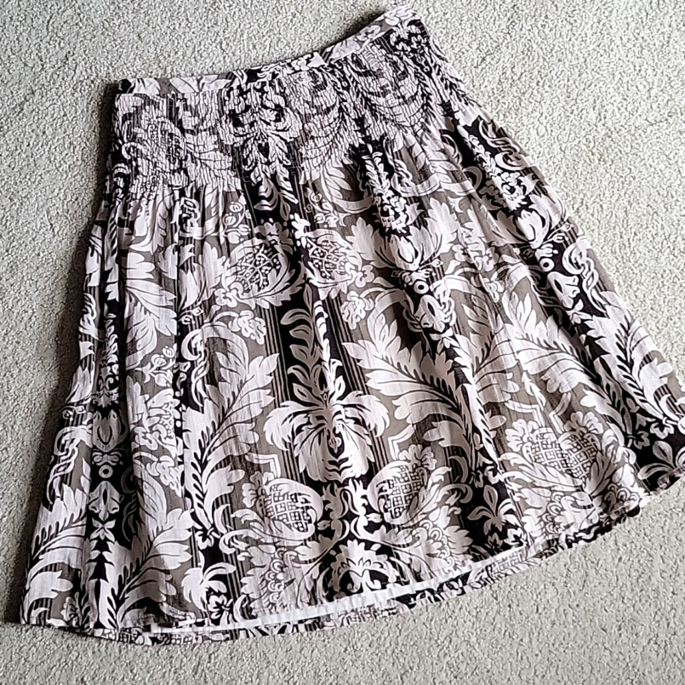 Ann Taylor Loft Cotton Linen Skirt